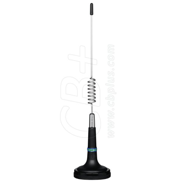 Antenne CB GL 27 BLACK marine (fonctionne sans plan de masse) à perçage  avec support rétroviseur inclus, livrée avec adaptateur FME/PL259 côté